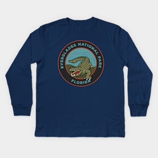 Everglades National Park Kids Long Sleeve T-Shirt